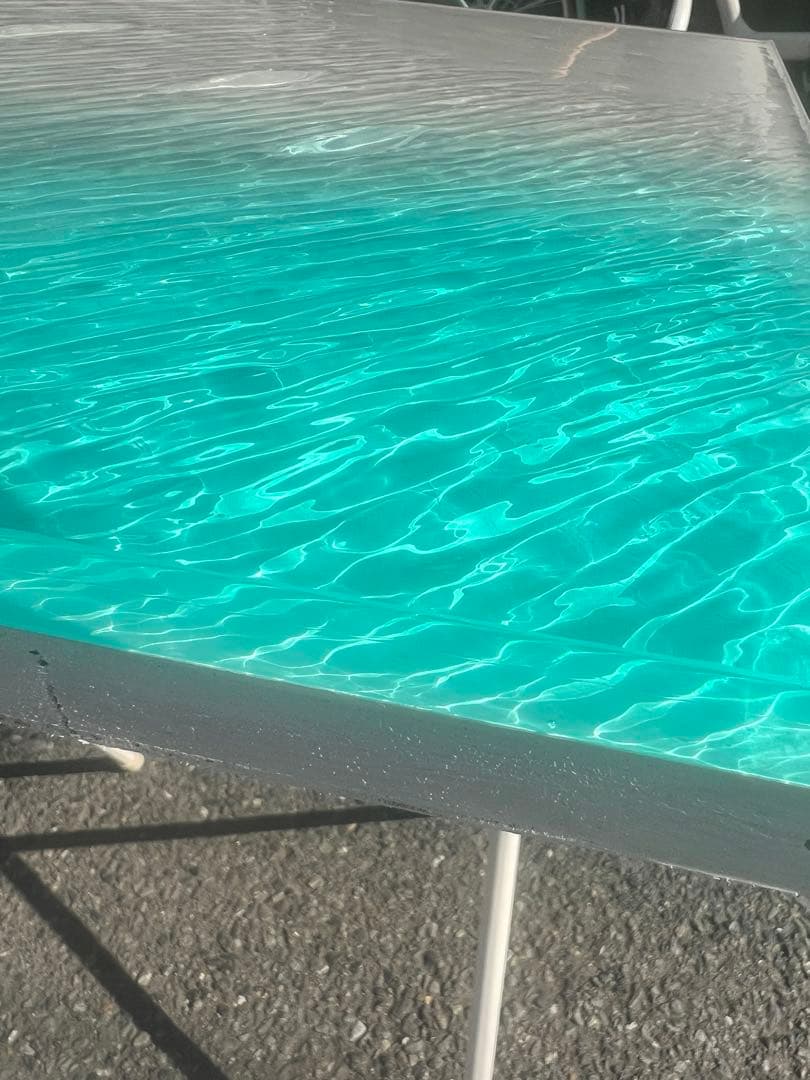 【波紋アート】～ 凪 ～ ／60cm × 60cm／ナチュラルサンド