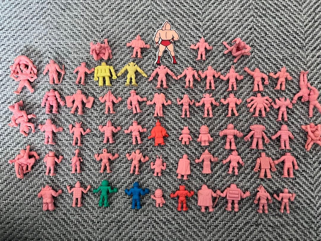 キン肉マン　消しゴム　(キン消し) 66体　他