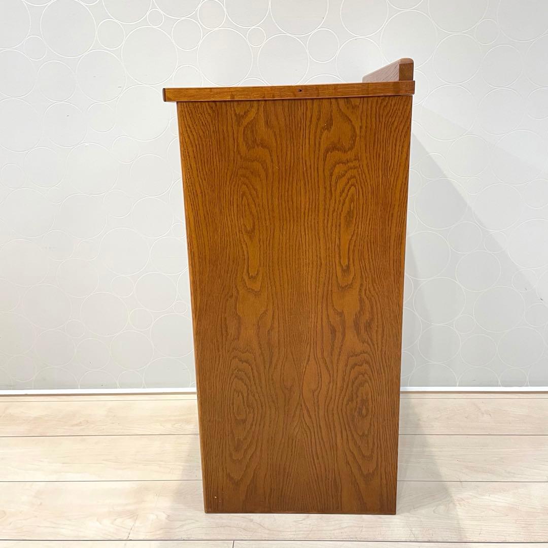 【オールドカリモク】木製チェスト 5段 電話台 花台 小物収納 昭和レトロ