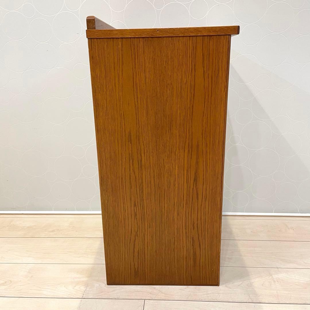 【オールドカリモク】木製チェスト 5段 電話台 花台 小物収納 昭和レトロ