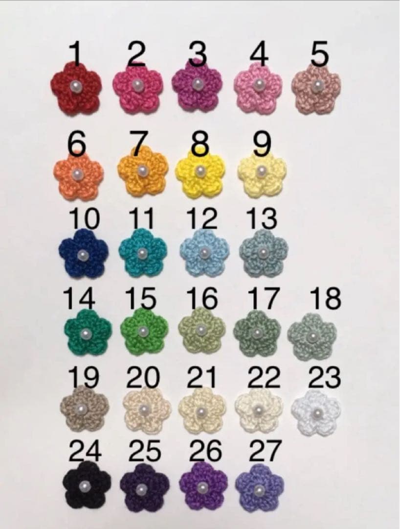 【専用ページ】レース編みの花モチーフ　ハンドメイド