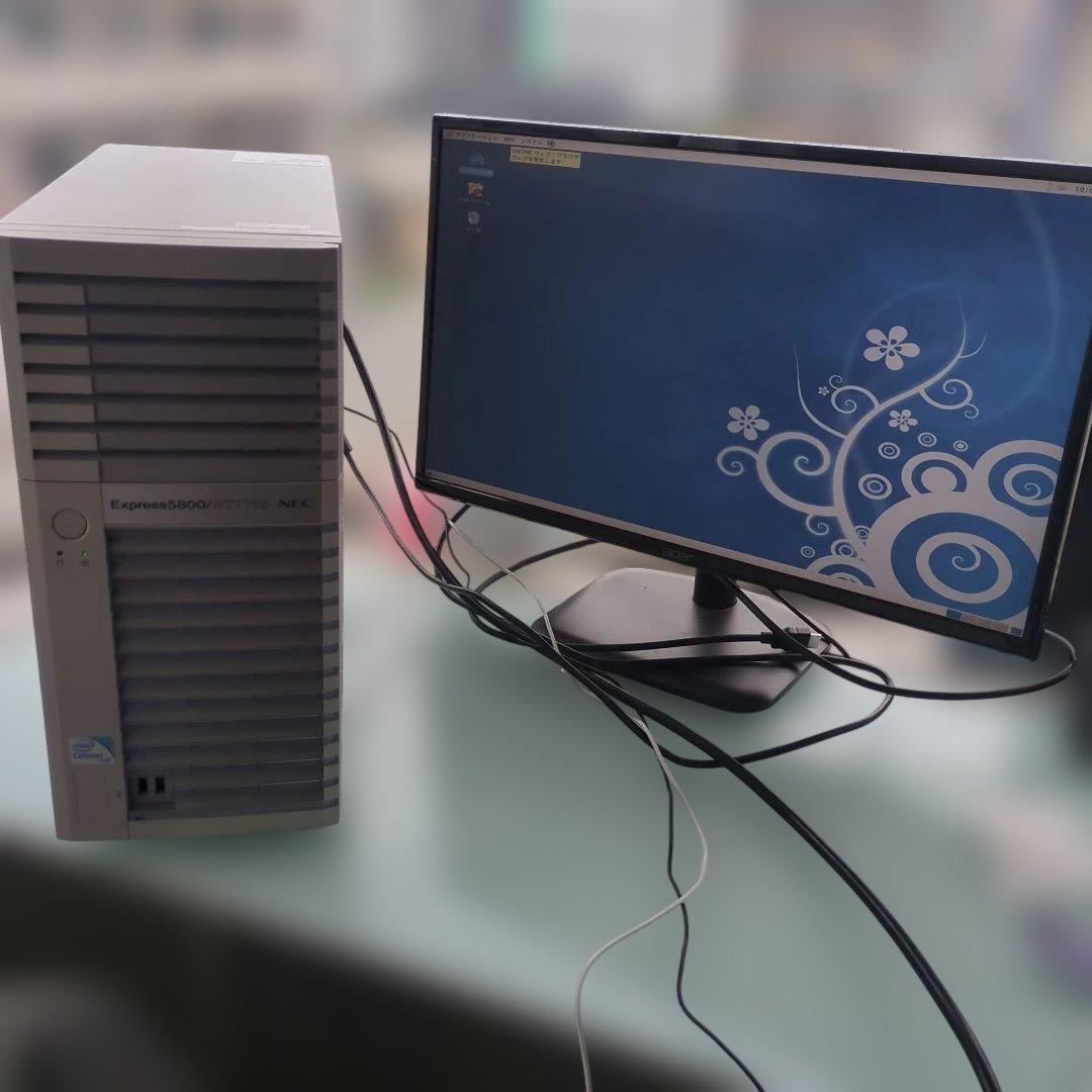 動作確認済み鼻毛鯖　NEC Express5800/110g ケーブル付属