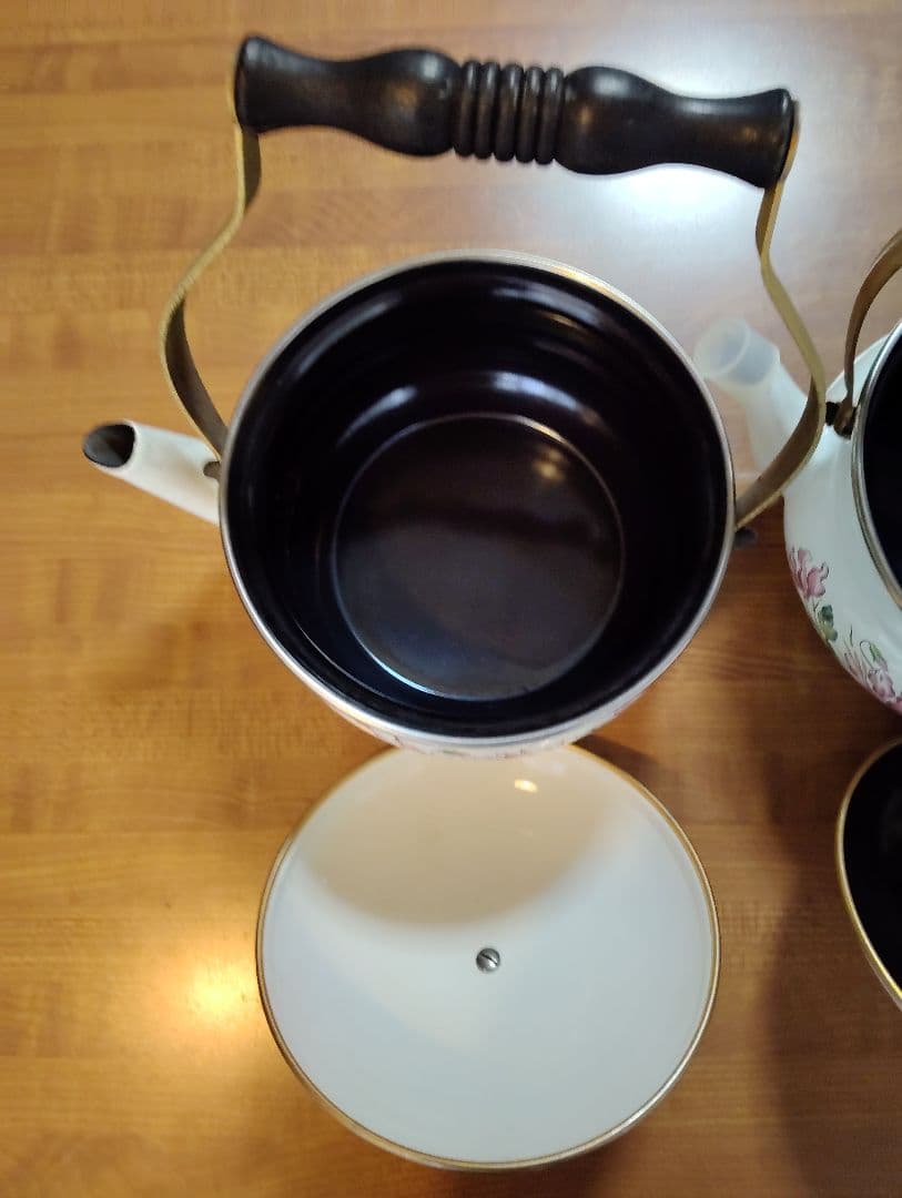 西ドイツ Fissler ASTA 花柄ケトル2個セット　フィスラー