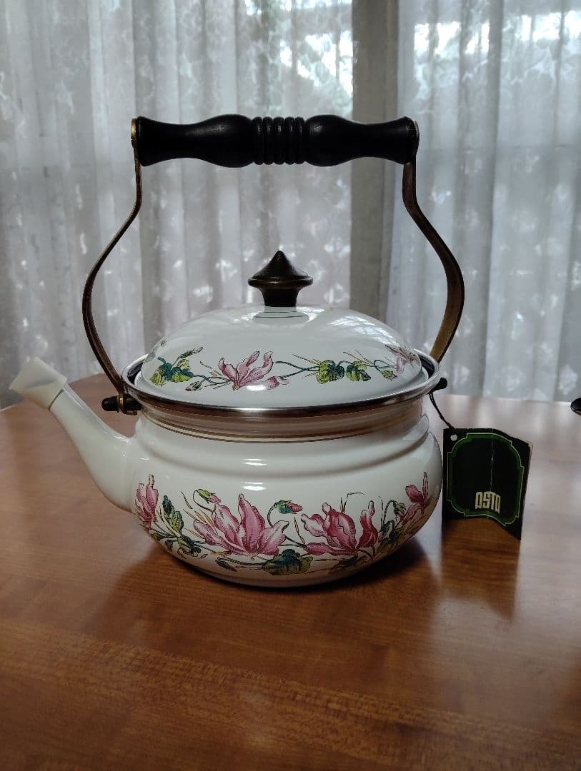 西ドイツ Fissler ASTA 花柄ケトル2個セット　フィスラー