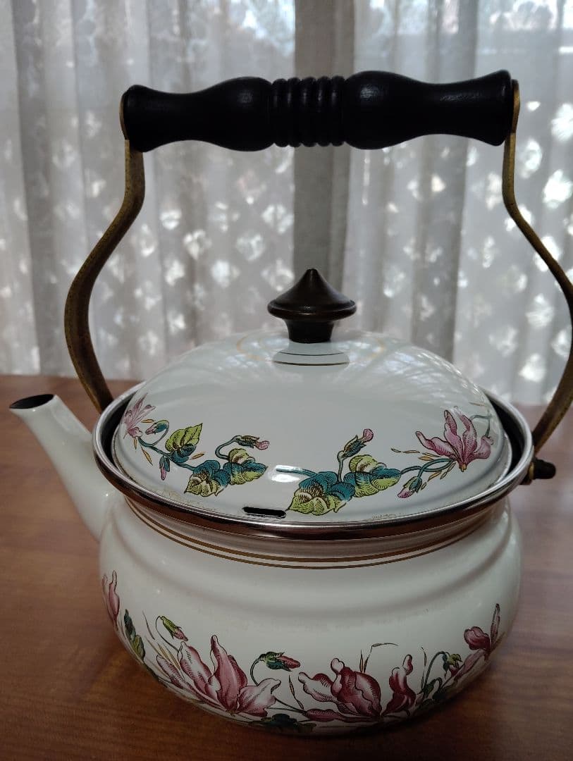 西ドイツ Fissler ASTA 花柄ケトル2個セット　フィスラー