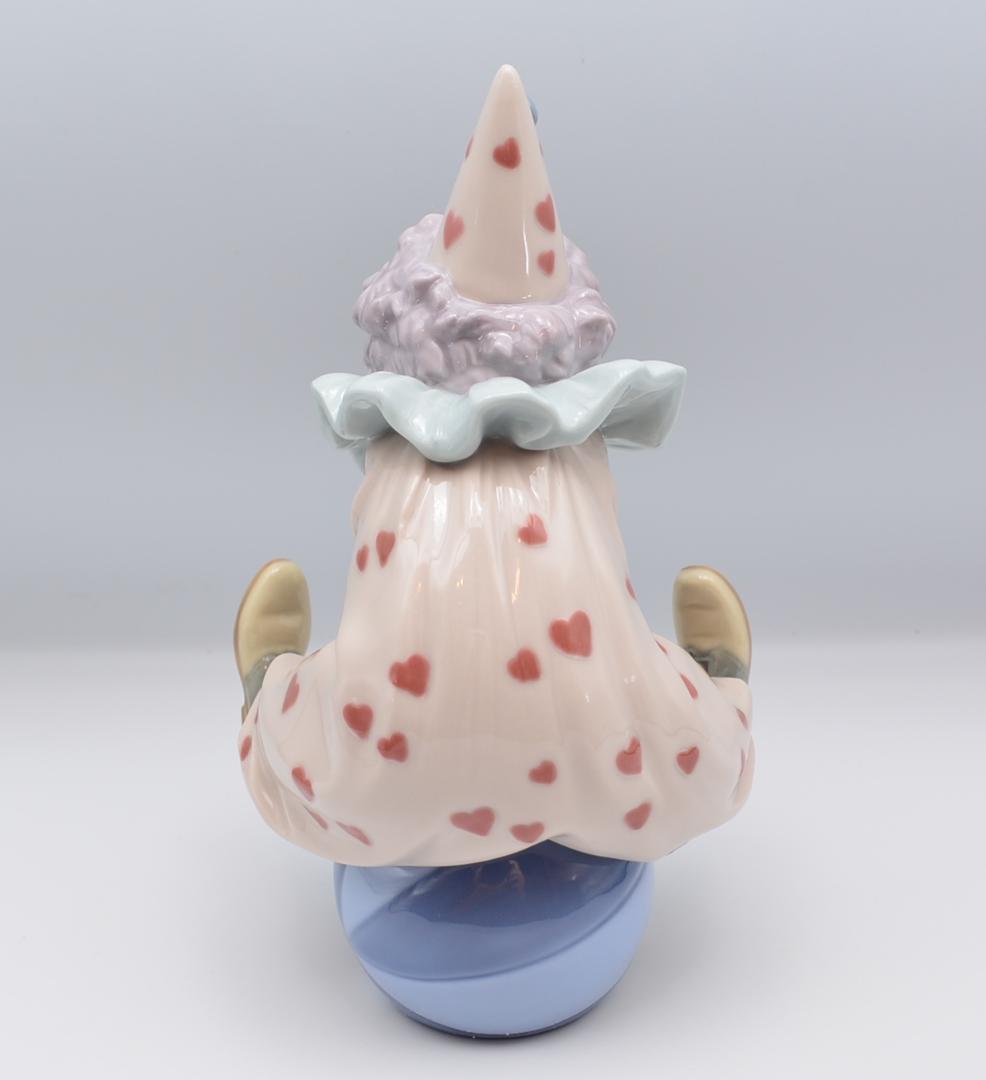 ボールを打つ／小さなピエロ　リヤドロ　２体セット　スペイン　光沢仕上げ　美品