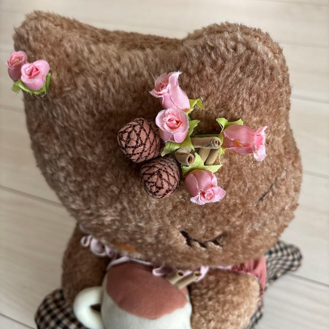 サンリオ ハローキティ カフェ ぬいぐるみ 茶色