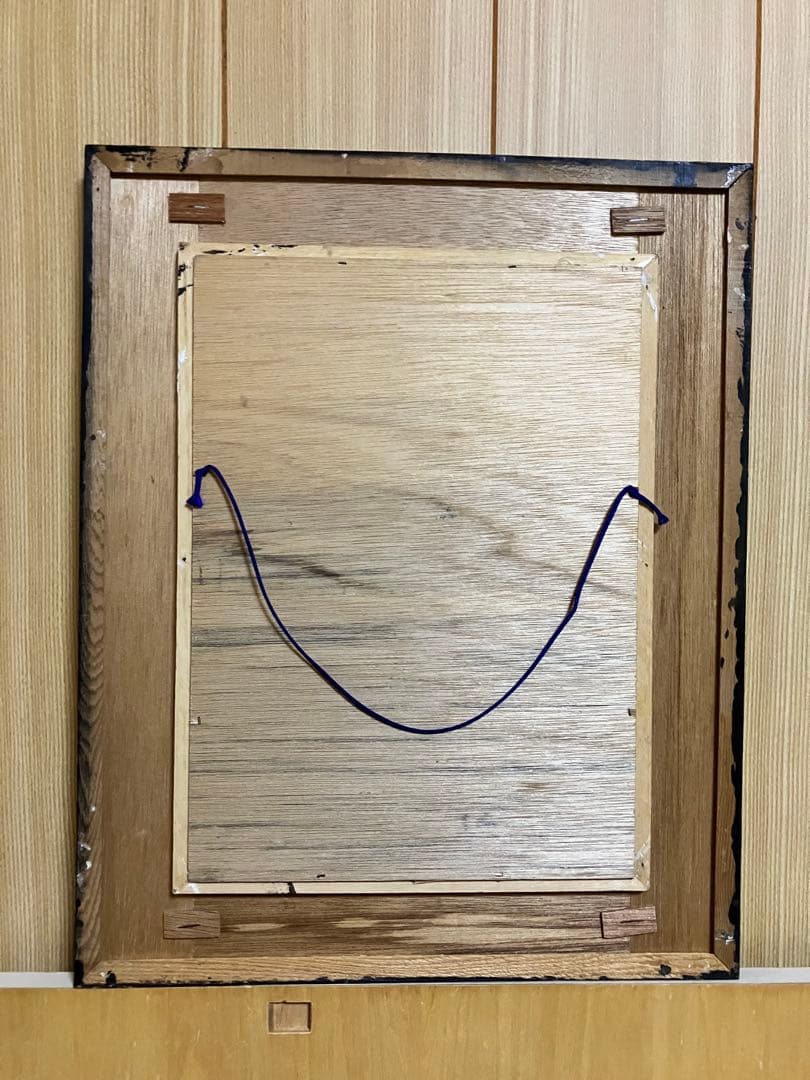 お値下げ風景画 滝の絵 アート 華厳 油絵 華厳の滝 額装 レトロ アンティーク