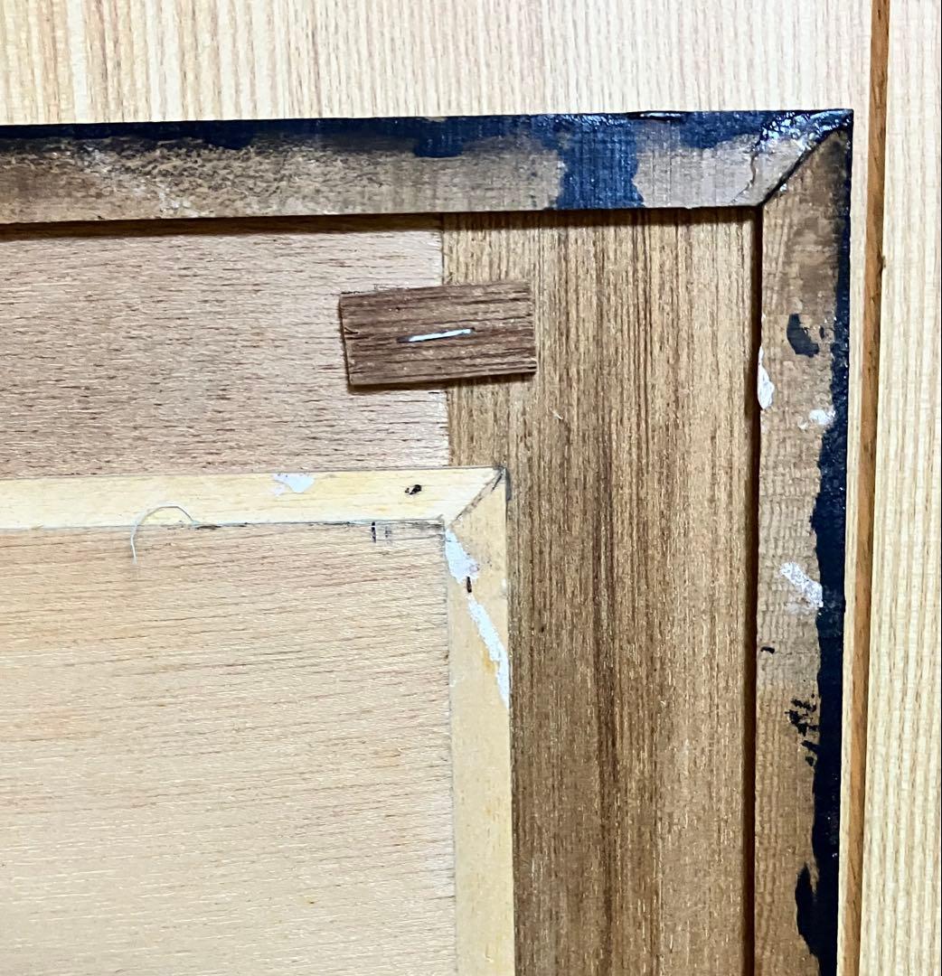 お値下げ風景画 滝の絵 アート 華厳 油絵 華厳の滝 額装 レトロ アンティーク