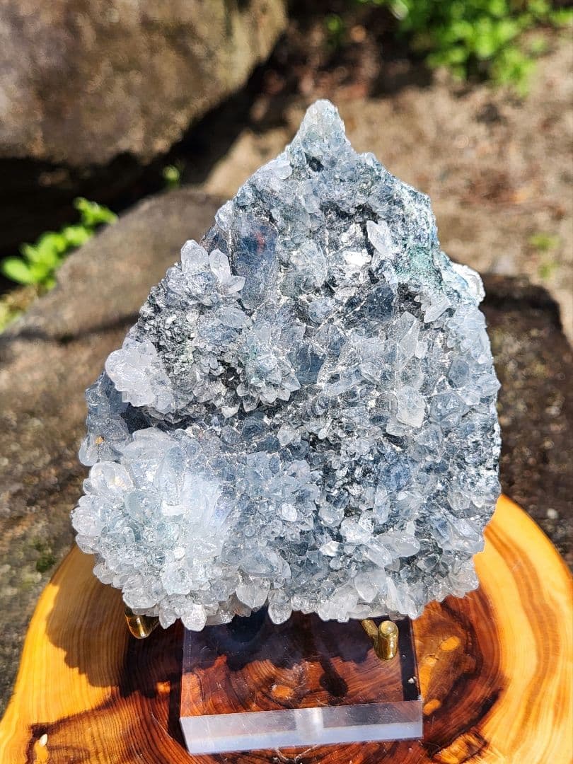 レア✨ブルー(？) アメシストクラスター