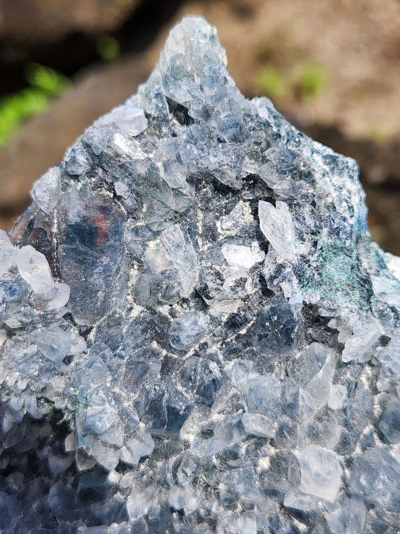 レア✨ブルー(？) アメシストクラスター