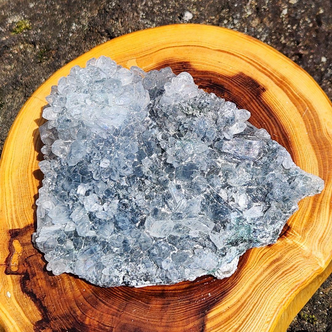 レア✨ブルー(？) アメシストクラスター