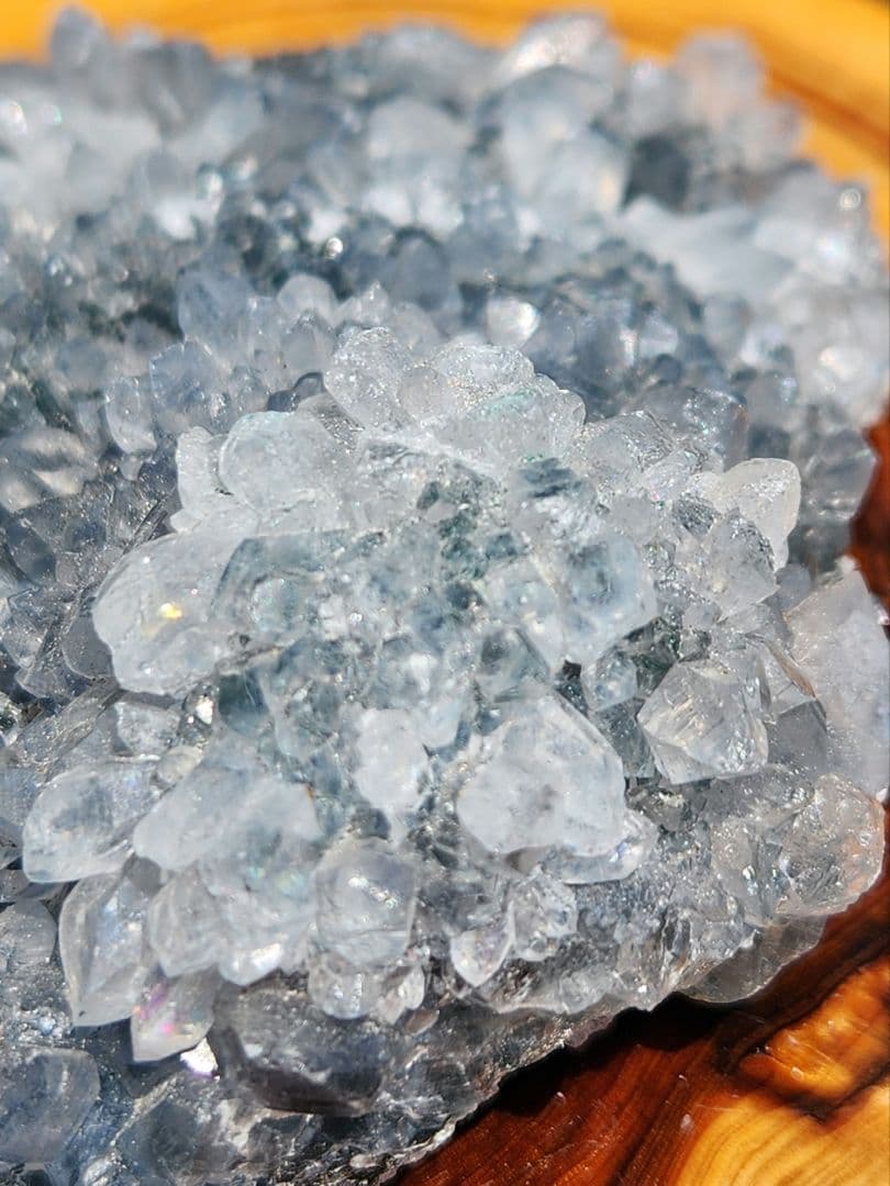 レア✨ブルー(？) アメシストクラスター