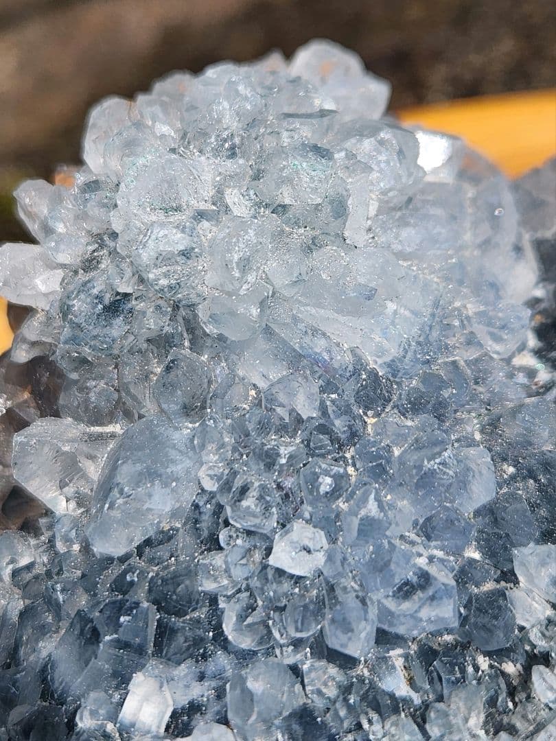 レア✨ブルー(？) アメシストクラスター
