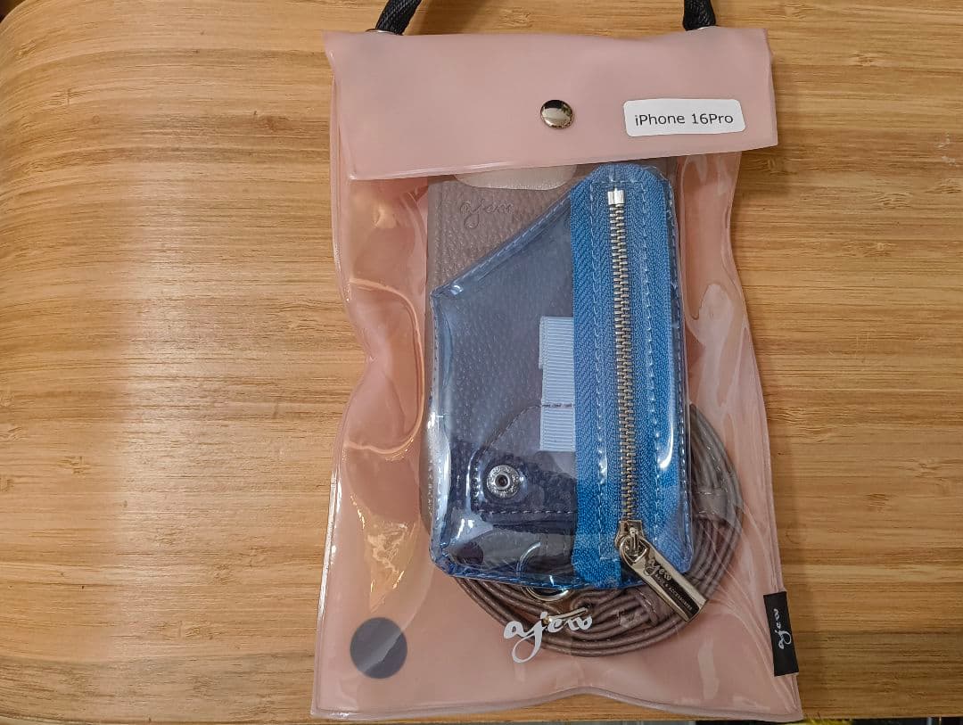 新品 ajew iPhone 16 pro ケース ストラップ付き