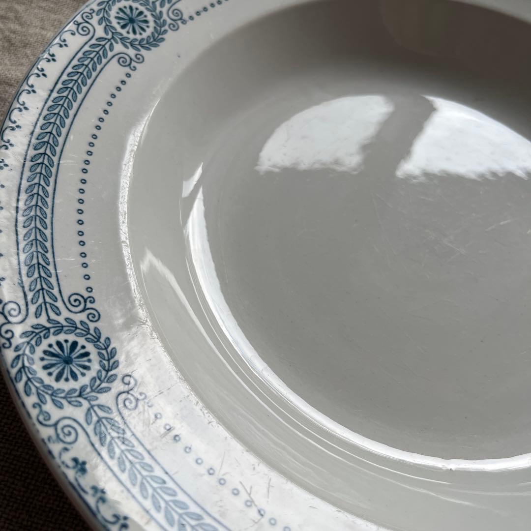 フランス　サルグミンヌ　深皿　スープ皿2枚セット