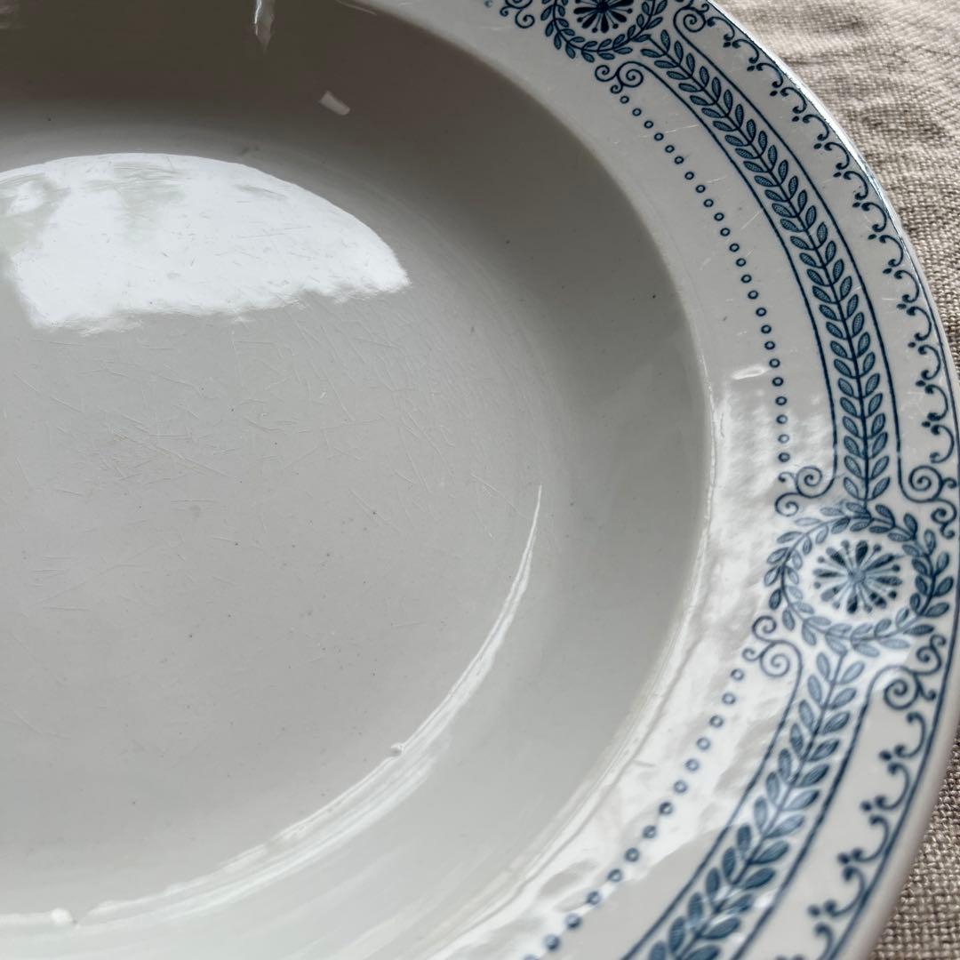 フランス　サルグミンヌ　深皿　スープ皿2枚セット