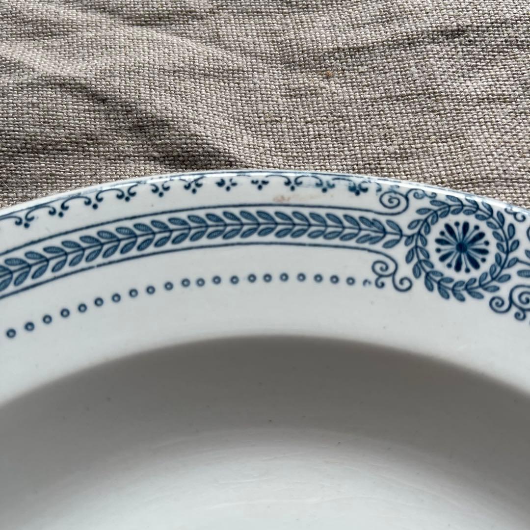 フランス　サルグミンヌ　深皿　スープ皿2枚セット