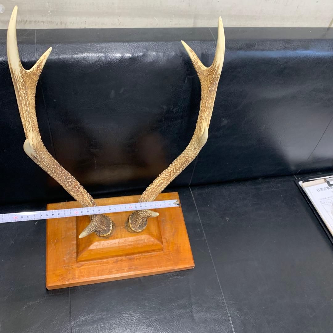 刀掛け台　　武具　アンティーク　置物 木製ベース　現状品