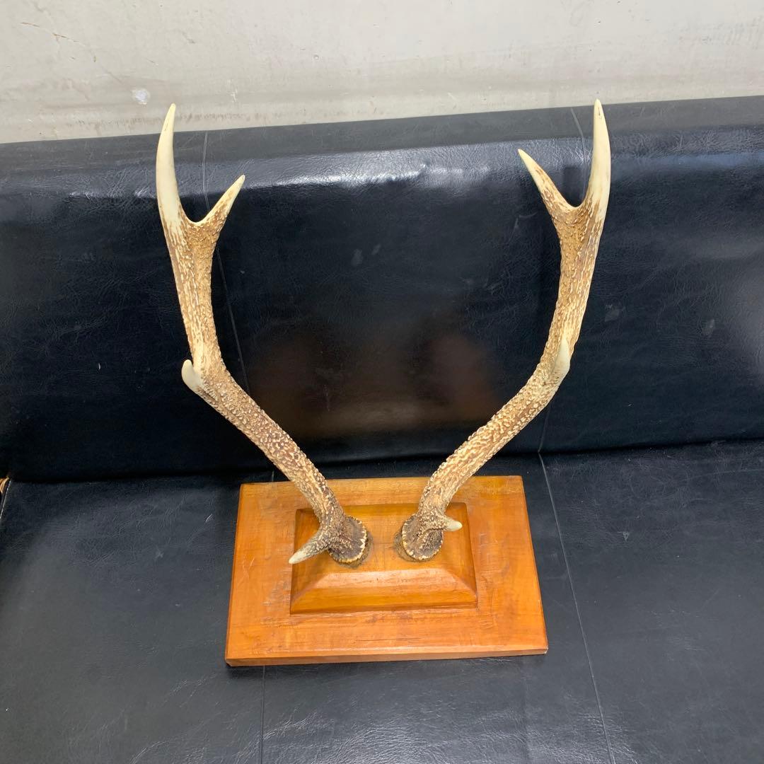 刀掛け台　　武具　アンティーク　置物 木製ベース　現状品