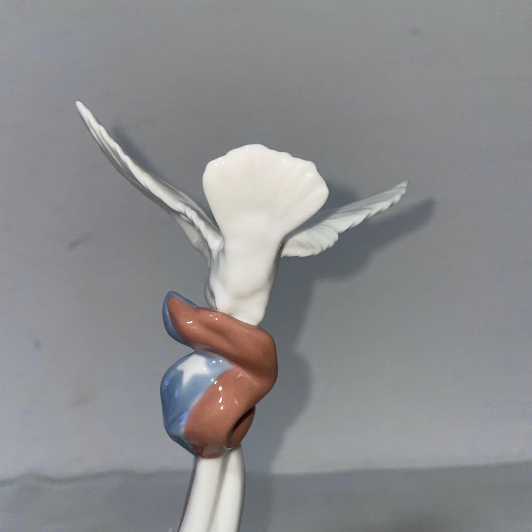 LLADRO 人形 平和の花かご　星条旗柄　アメリカ