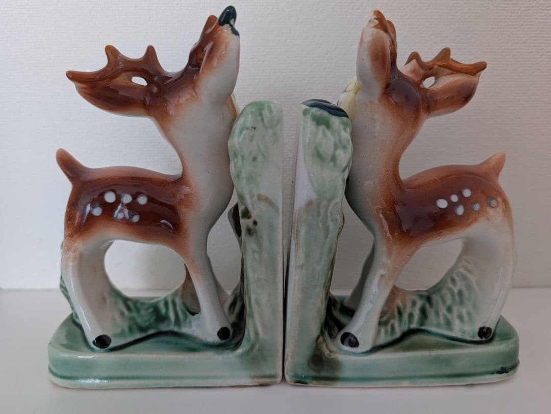 ヴィンテージ バンビ ブックスタンド ブックエンド