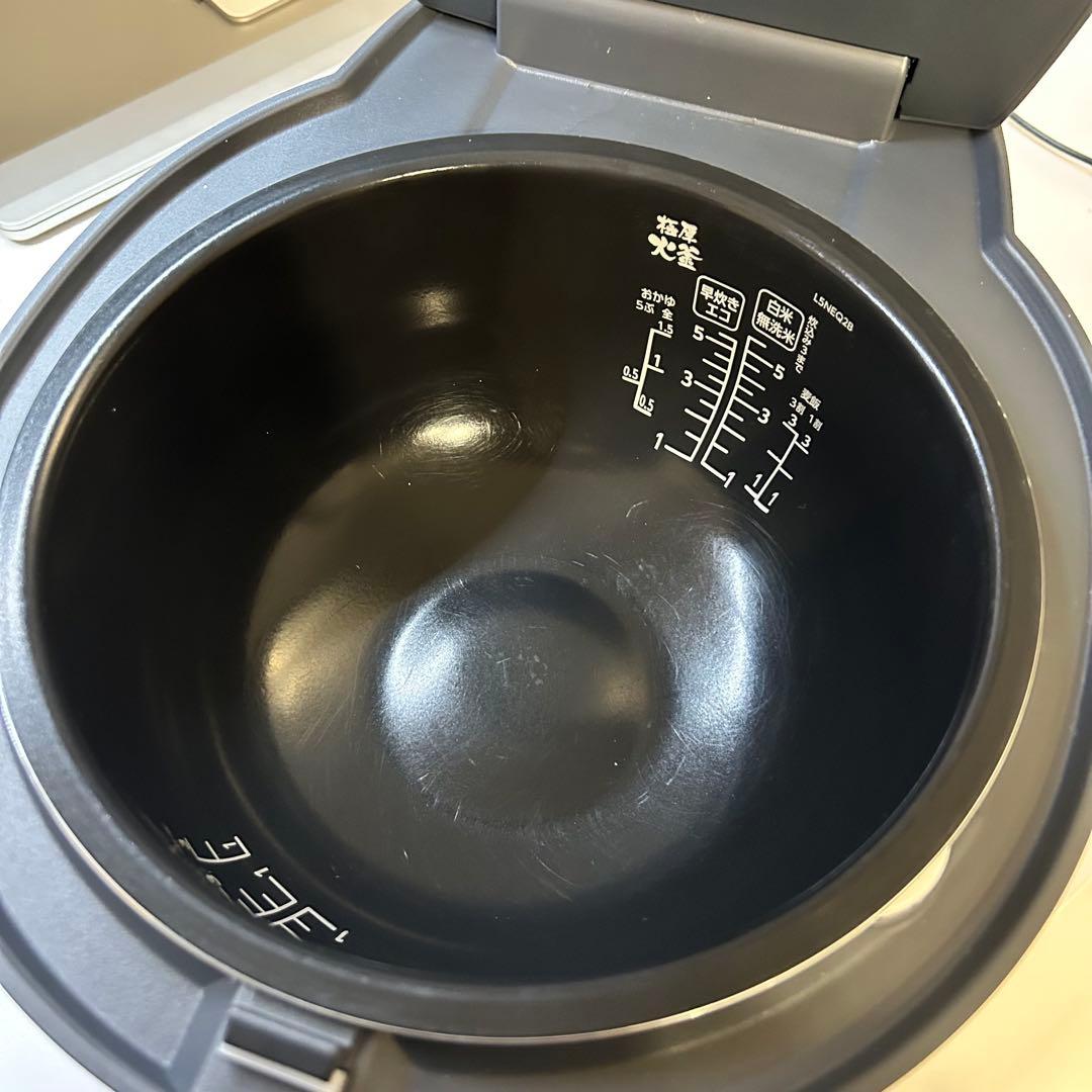【美品】アイリスオーヤマ IH炊飯器 5.5合 アッシュ Amazon限定