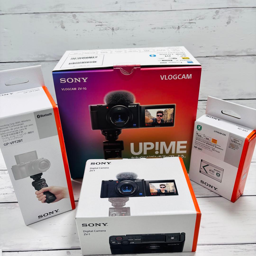 美品！ZV-1G SONY VLOGCAM シューティンググリップキット　説明書