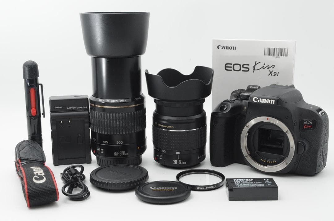 ☆新品級⑨☆ Canon EOS Kiss x9i ダブルレンズ ワンオーナ