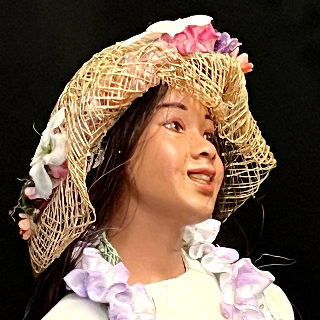 [希少]ハワイ　人形　ハワイアンドール　　　置物　ヴィンテージ