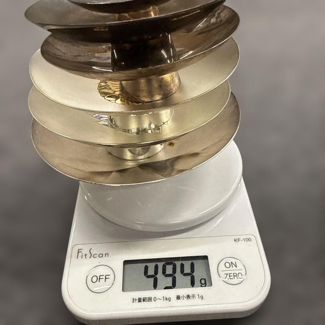 ネ*羽様 銀杯　純銀494g