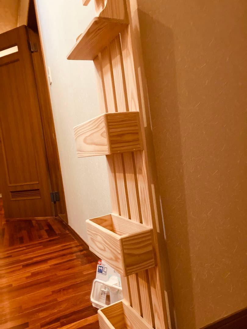 ラック　日本木材使用　手作り