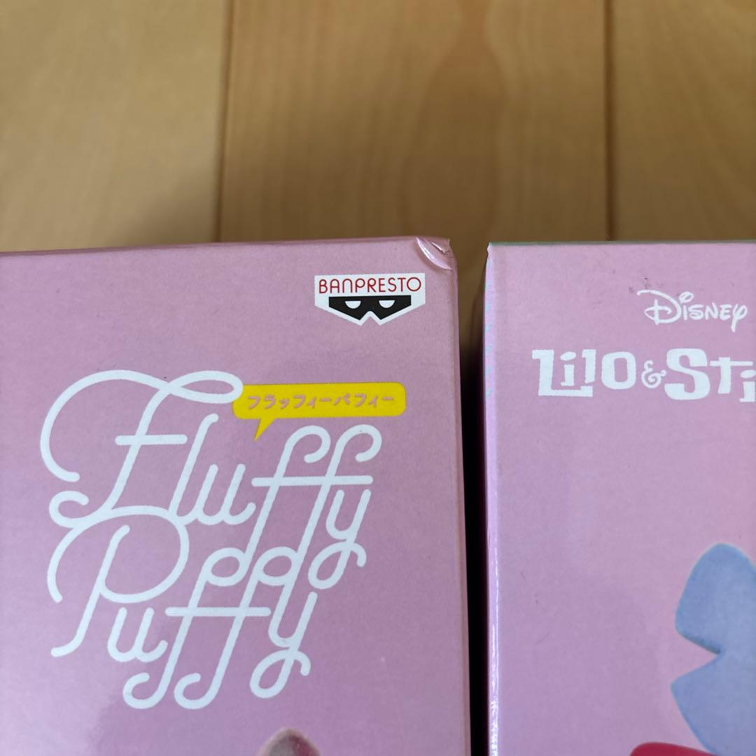 ディズニー　スティッチ フィギュア　エンジェル　フラッフィーパフィー