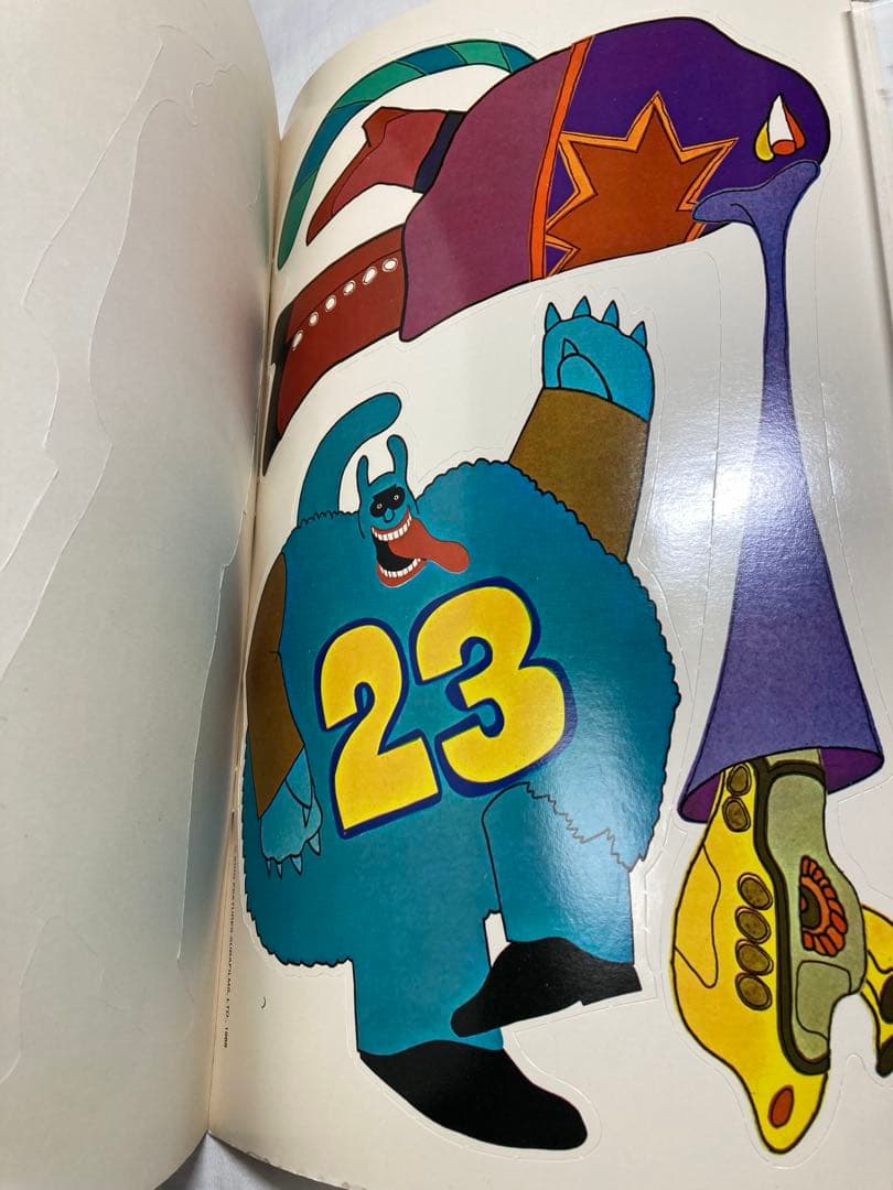 超希少・未使用1968年当時物 ビートルズ イエローサブマリン ポップアウト