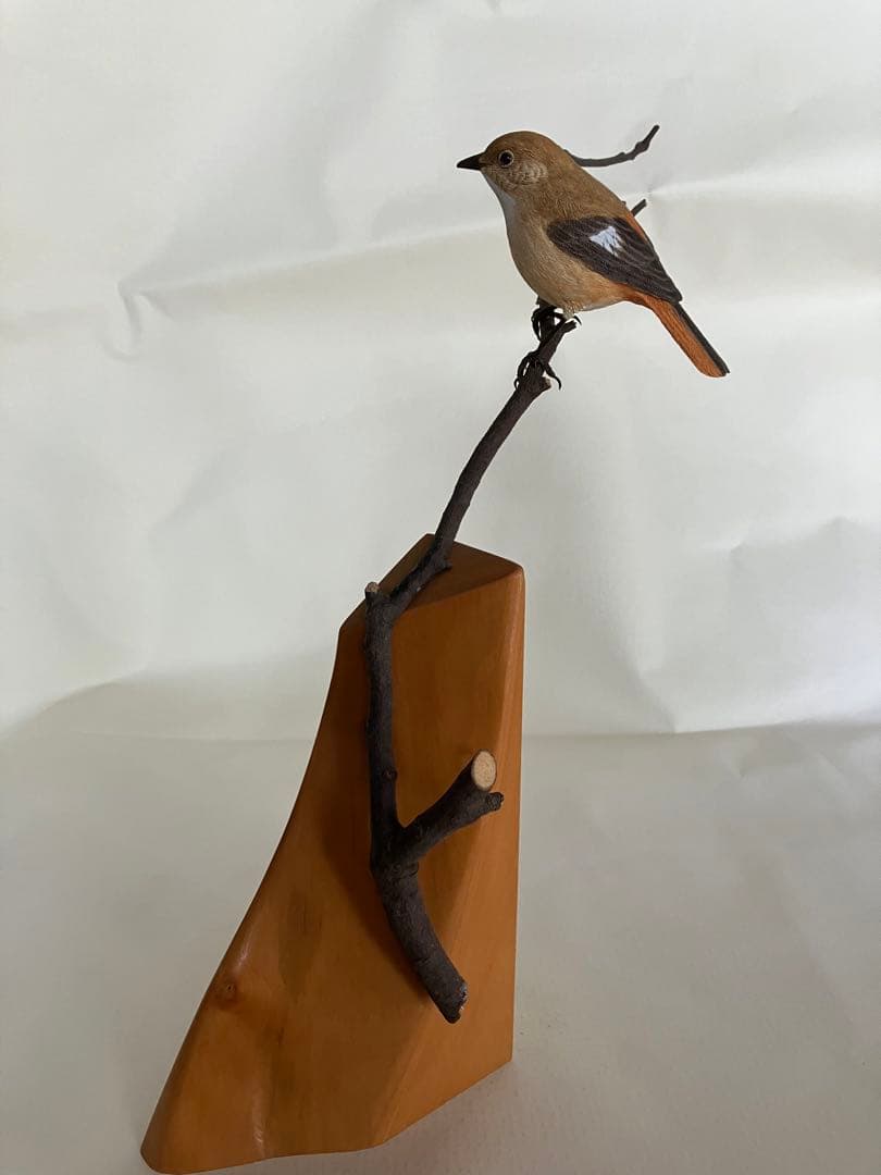 バードカービング(ジョウビタキ♀)