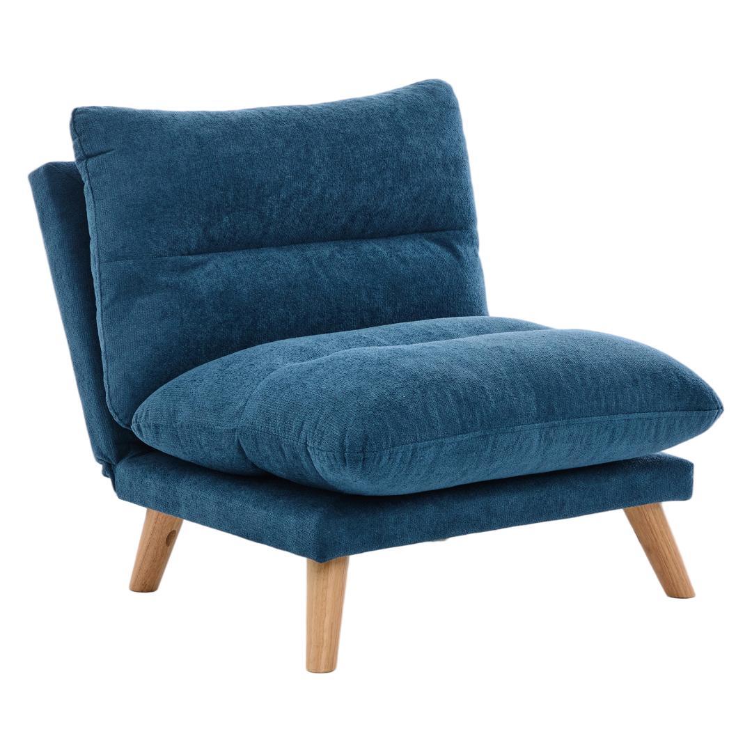 【新品】一人掛け折り畳みソファ 90-160°調節