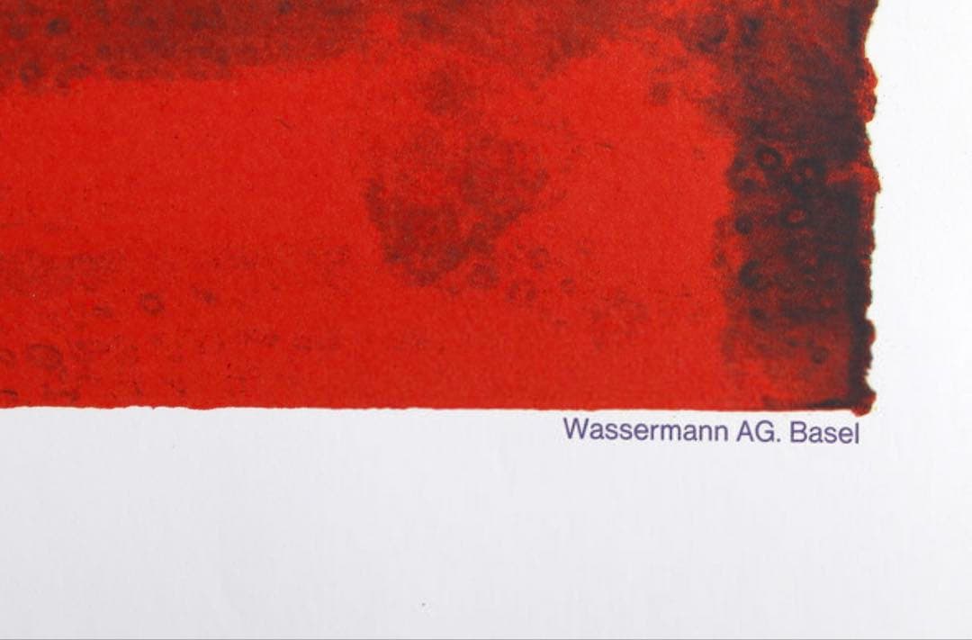 サム・フランシス 1969年 ヴィンテージエキシビジョンポスター 真作