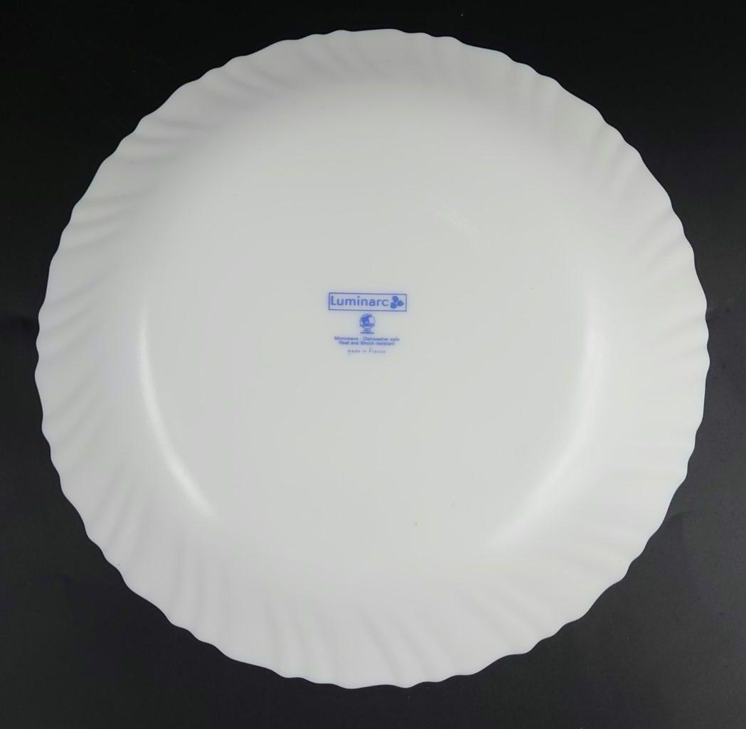 231【12枚セット】Luminarc 直径25cm プレート