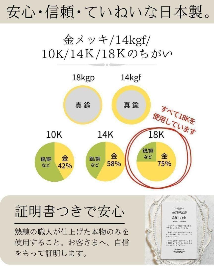 K18✨ハート S チャーム 立体 18KYG ハンドメイド ピアス ネックレス