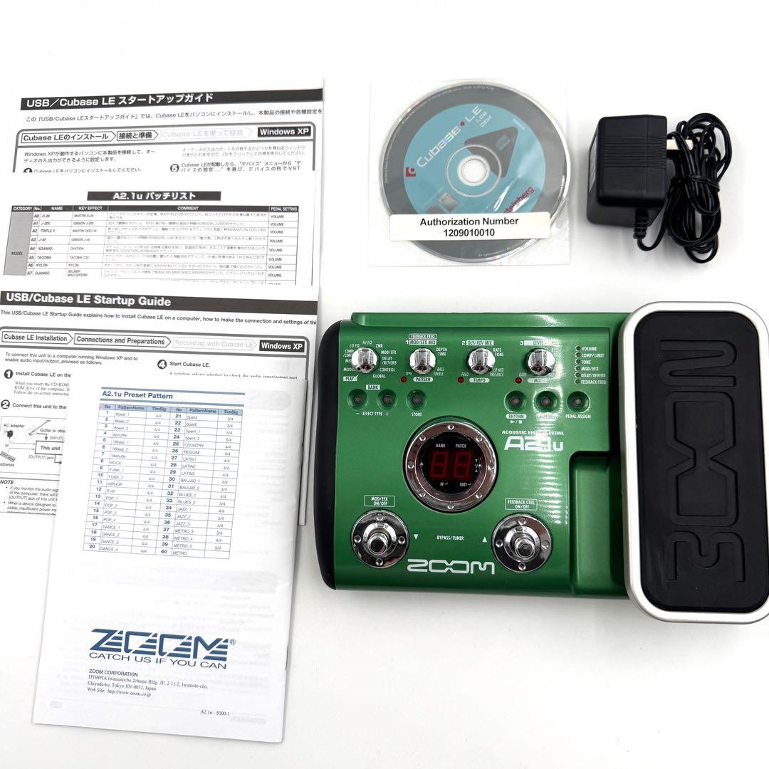 ✨極美品✨ZOOM A2.1u アコースティック エフェクター 付属品完備