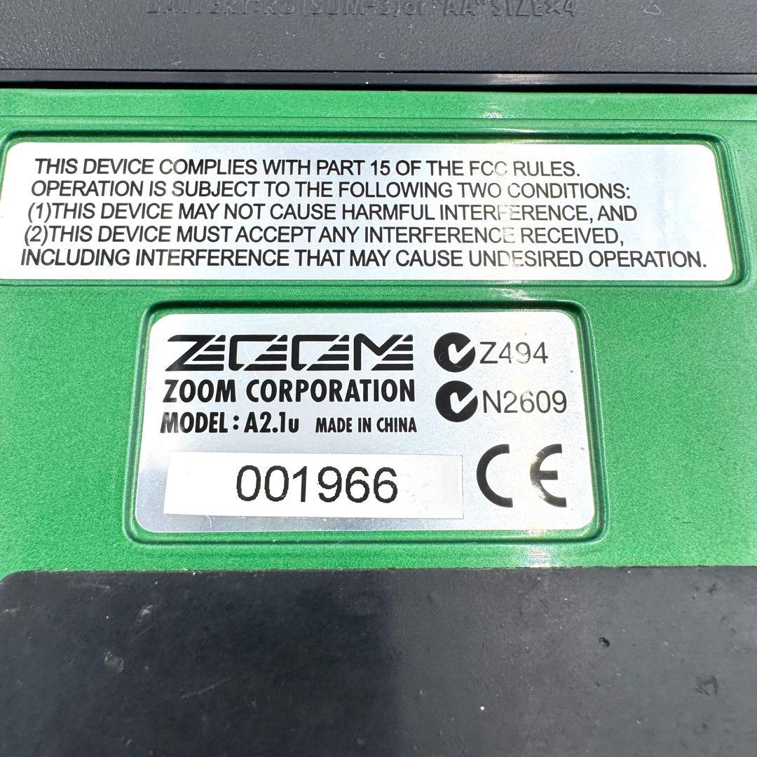 ✨極美品✨ZOOM A2.1u アコースティック エフェクター 付属品完備