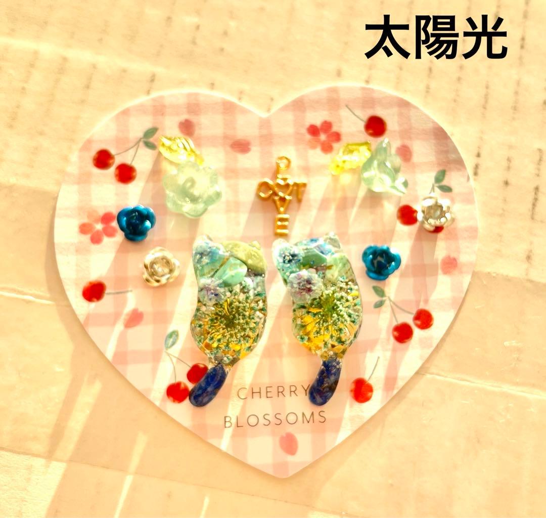 ★じゃれねこ『キラキラビジュー×ブルー×ラピスラズリ♡』