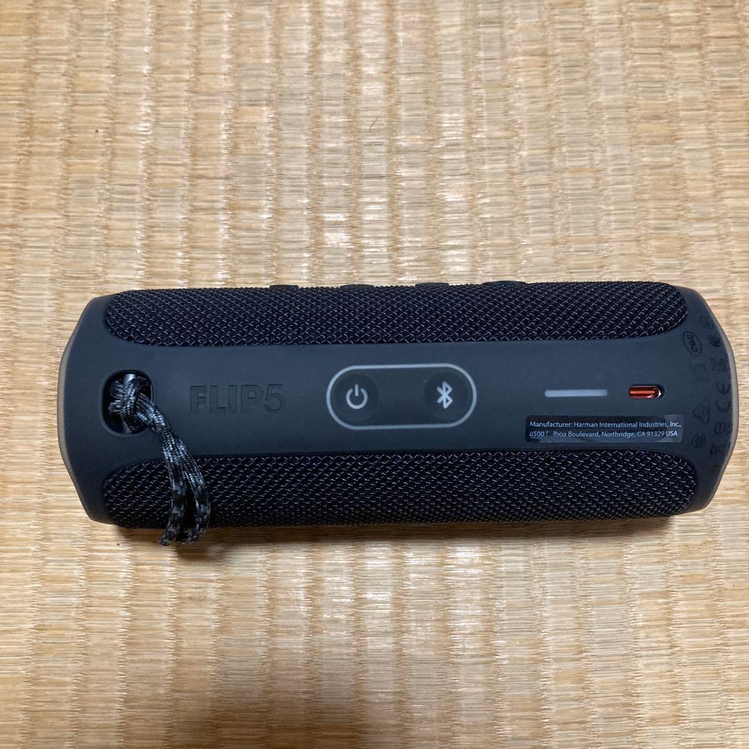 JBL FLIP5 ワイヤレススピーカー ブラック ほぼ使ってません