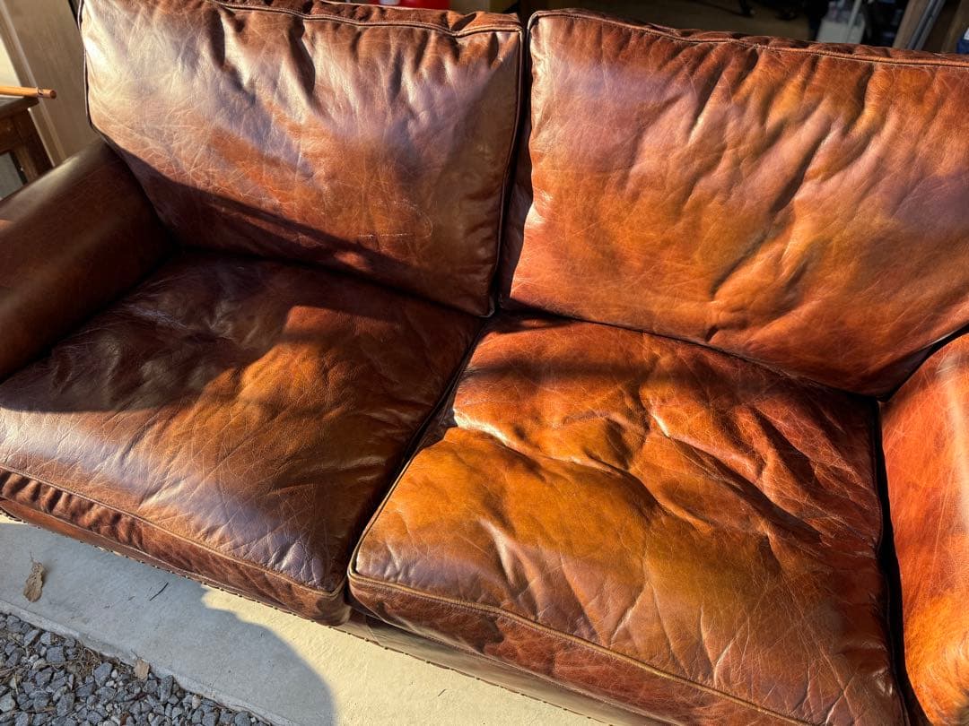 HALO　ハロ　バルモラル　3人掛けレザーソファ