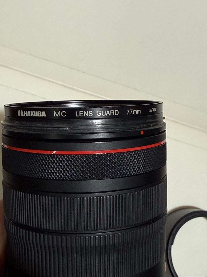 Canon RF24-105mm F4 L IS USM ポーチ、プロテクター付