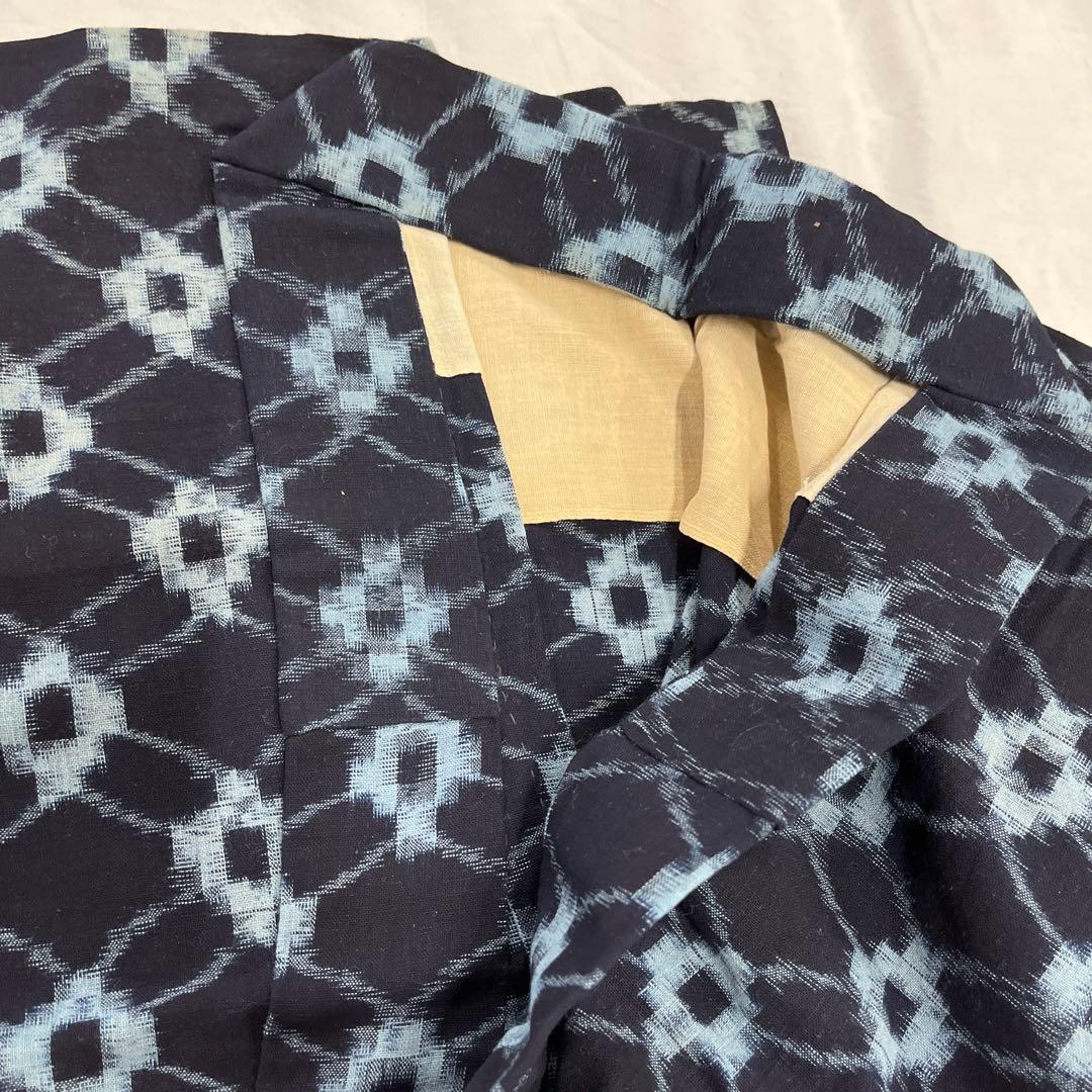 137 絣　浴衣 着物　リメイク用