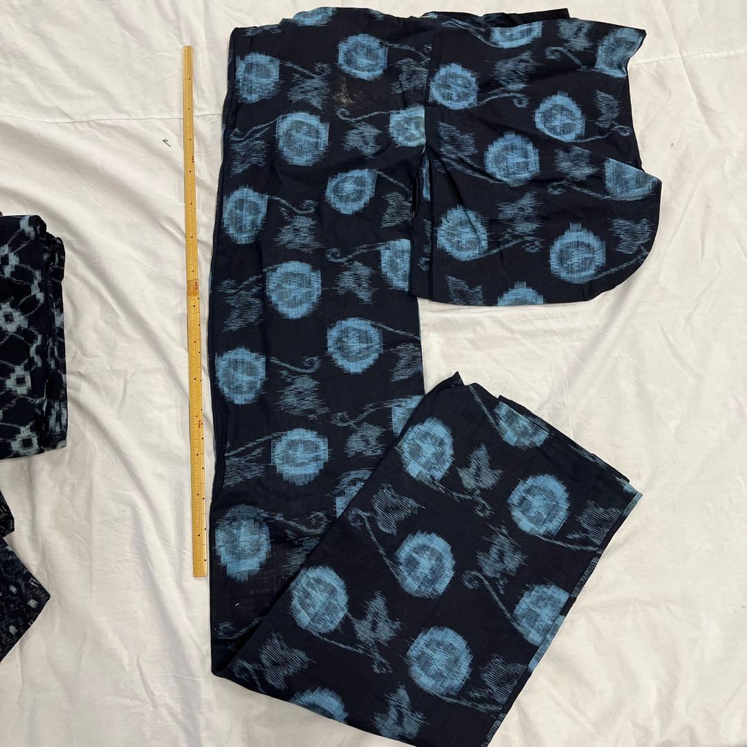 137 絣　浴衣 着物　リメイク用