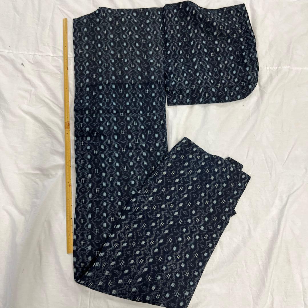 137 絣　浴衣 着物　リメイク用