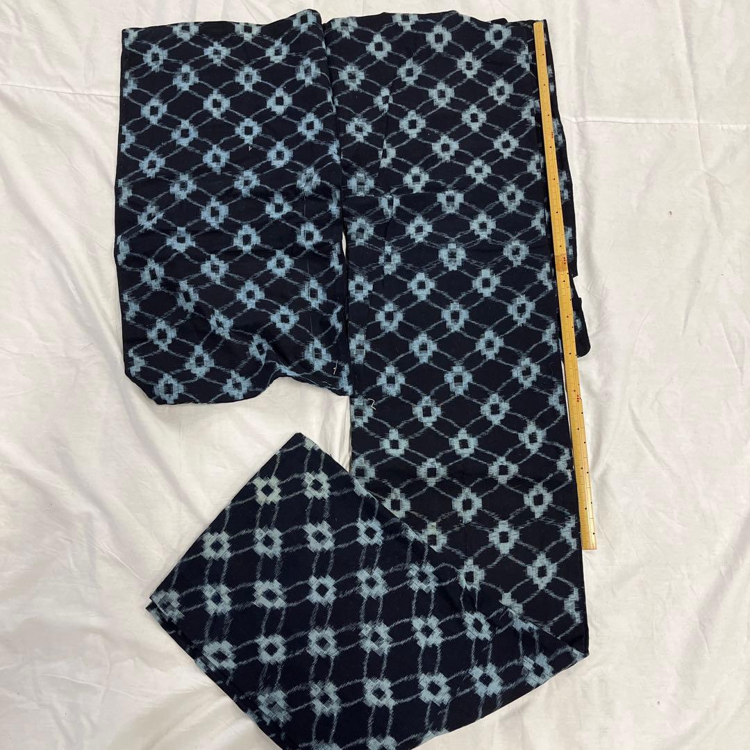 137 絣　浴衣 着物　リメイク用