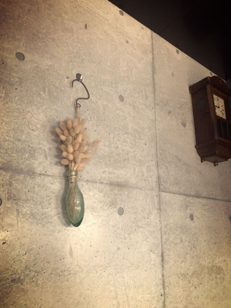 イギリス アンティーク ガラスボトル 一輪挿し J. CRONSHAW